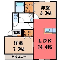 ロベリアの物件間取画像